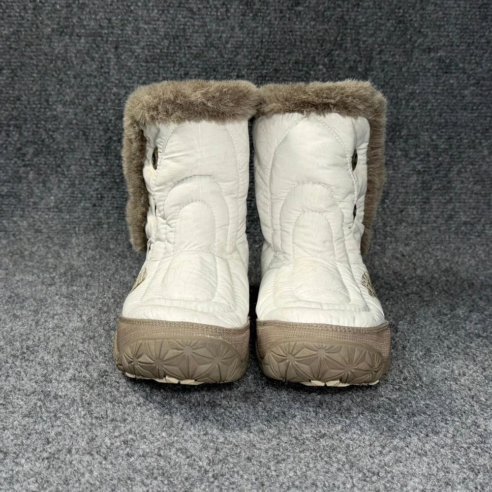 The North Face Winter Boot Women 7 White Down Puffer Outdoor Athletic Snow Shoes